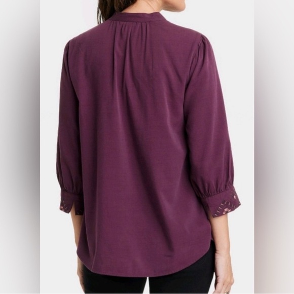 Knox Rose Purple Women's Top - Picture 3 of 13